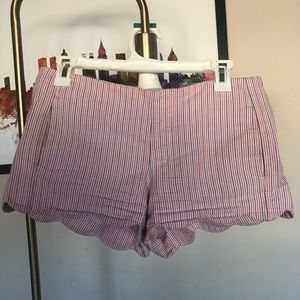 Lily Pulitzer Dual Seersucker Scalloped Short